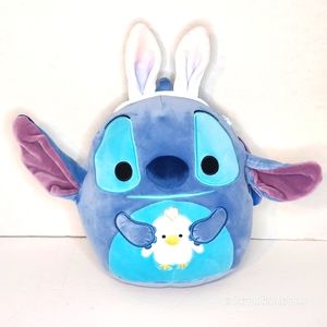 🐣 STITCH 🐰 Bunny Ears Stitch w Chick Easter 2024 Disney X Squishmallow ☆》NWT《☆